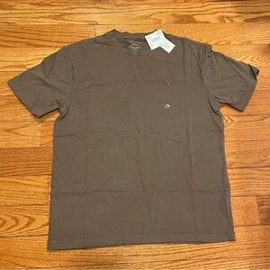 Brown American Eagle short sleeve crew neck T-shirt